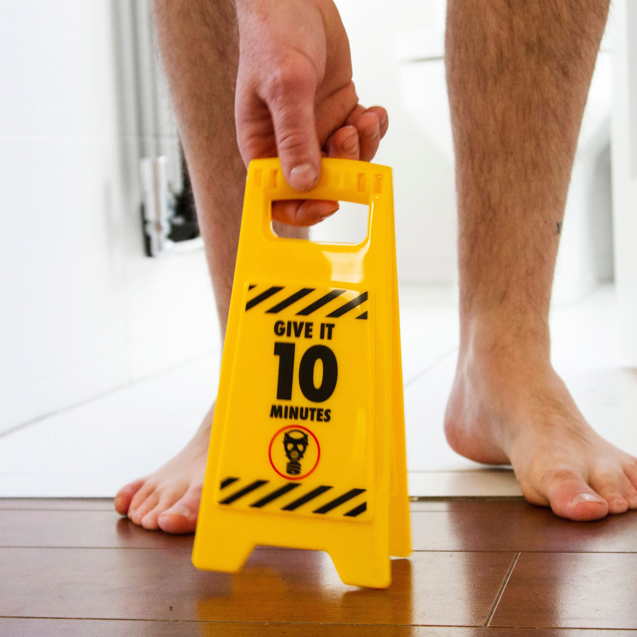 Desk Warning Sign - Satisfying Poo - Image 3
