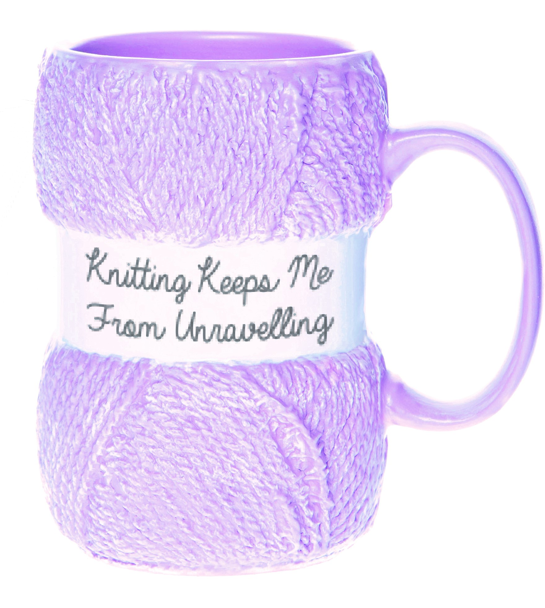 Knitting Mug - Unravelling