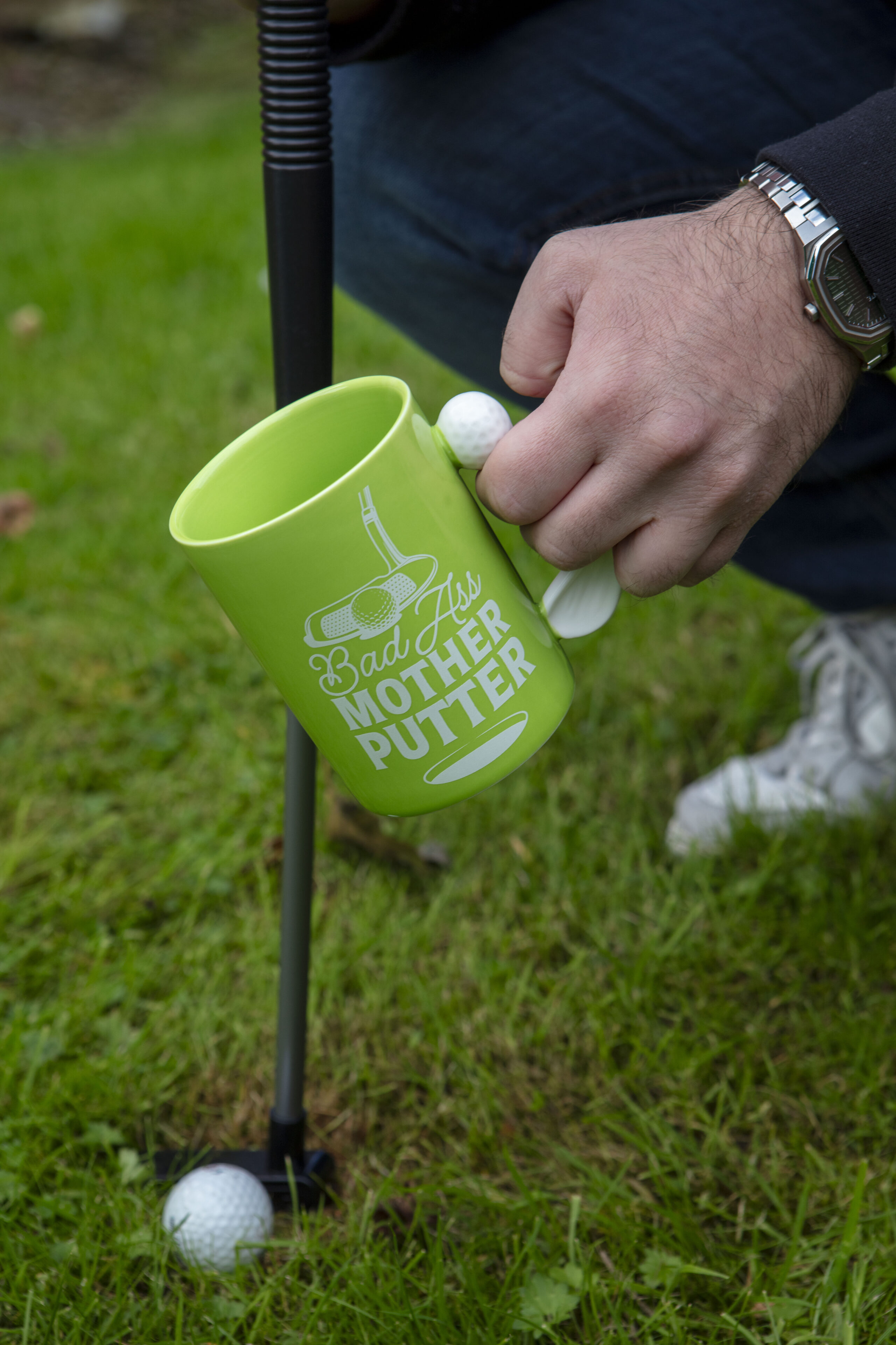 It Takes a Lot of Balls to Golf Like I Do Golf Mug 18Oz - Image 2