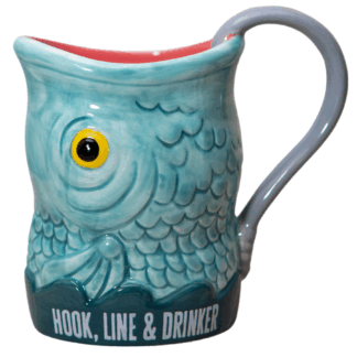 Hook, Line & Drinker Fishing Mug 18oz