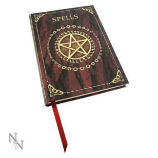 Nemesis Now Embossed Spell Book Red 17cm