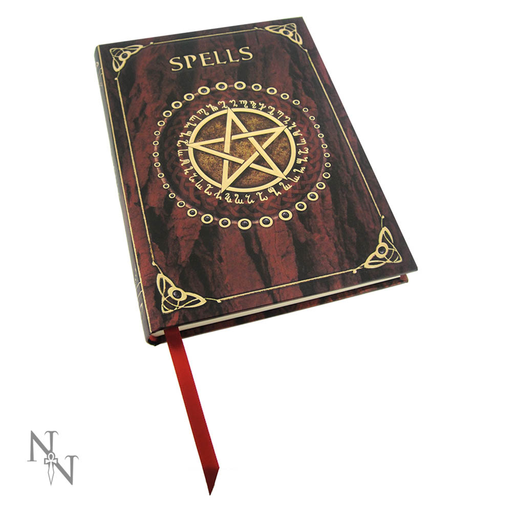 Nemesis Now Embossed Spell Book Red 17cm