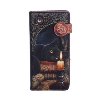 Nemesis Now Lisa Parker Witching Hour Cat Witch Purse Black 18.5cm