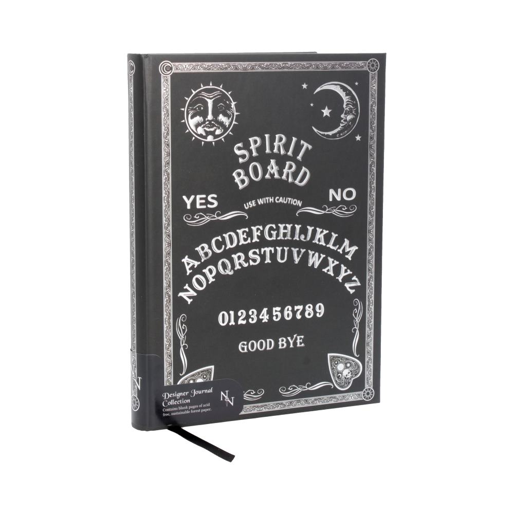 Nemesis Now Embossed Journal Black and White Spirit Board 17cm