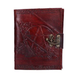 Nemesis Now Pentagram Leather Emboss Journal+Lock