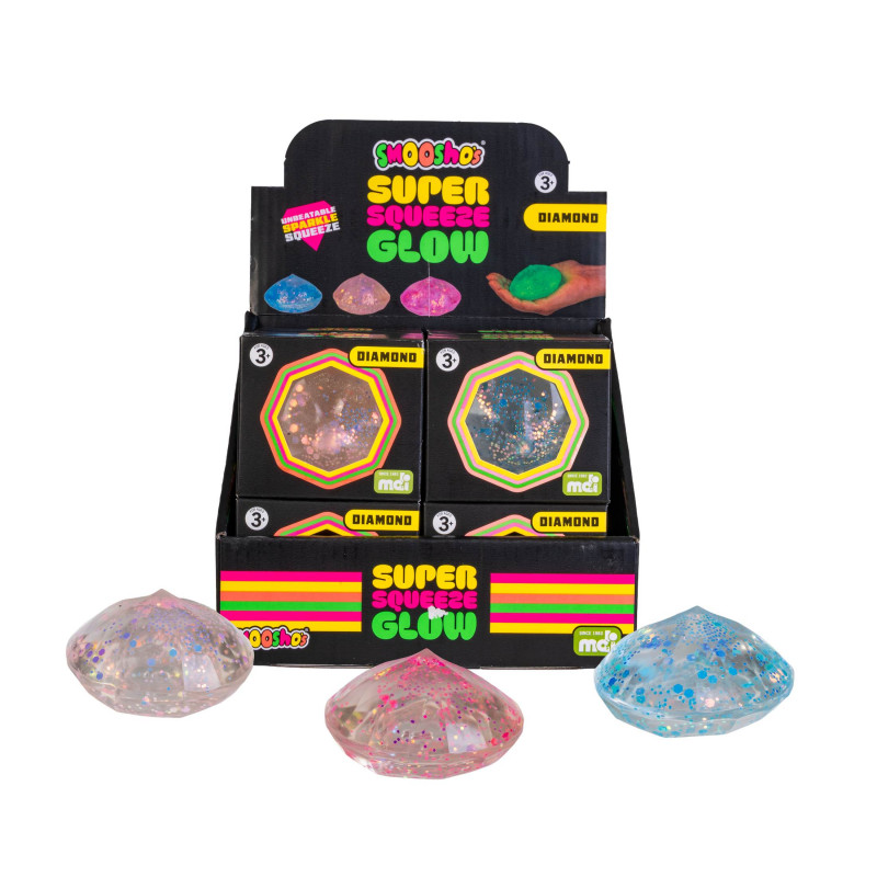 Smoosho's Super Squeeze Glow-in-the-dark Diamond