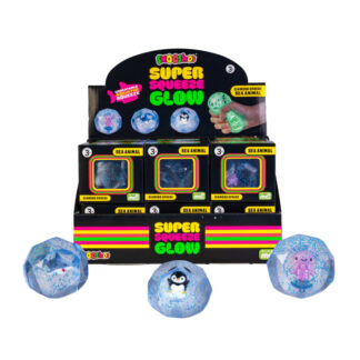 Smooshos Super Squeeze Diamond Sphere GID Sea Animal