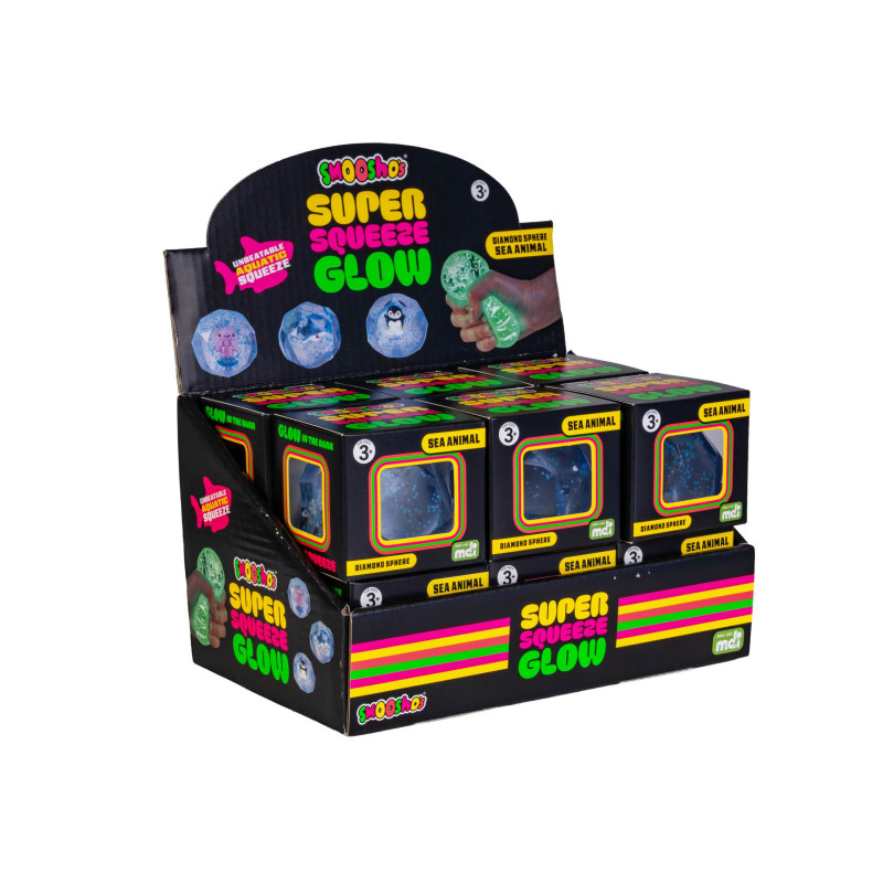 Smooshos Super Squeeze Diamond Sphere GID Sea Animal - Image 4