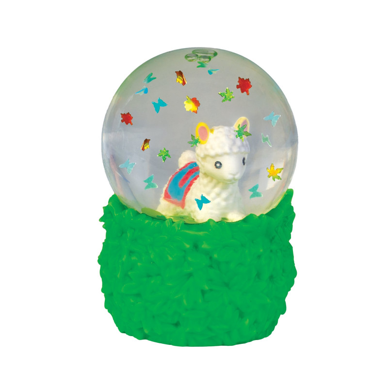Smooshos Snow Globe Glow in the Dark Alpaca - Image 2