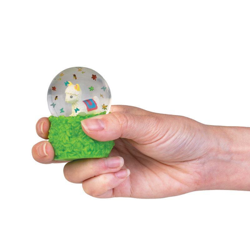 Smooshos Snow Globe Glow in the Dark Alpaca - Image 3