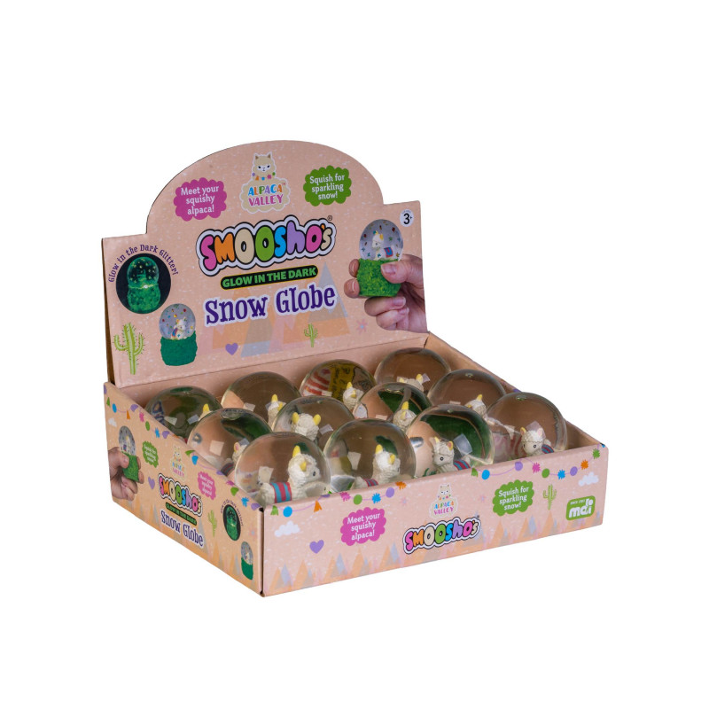 Smooshos Snow Globe Glow in the Dark Alpaca - Image 5