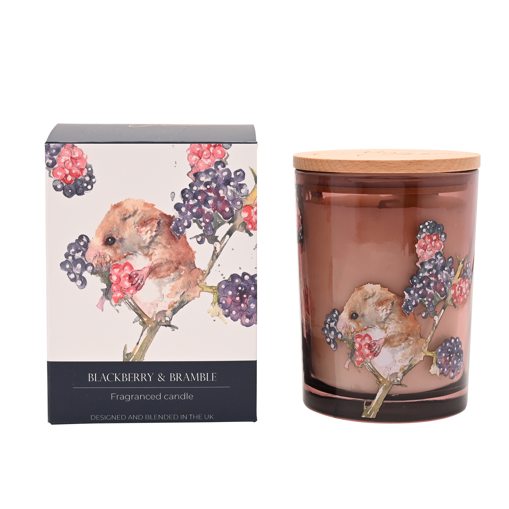 Meg Hawkins 250g Candle Field Mouse - Blackberry Bramble