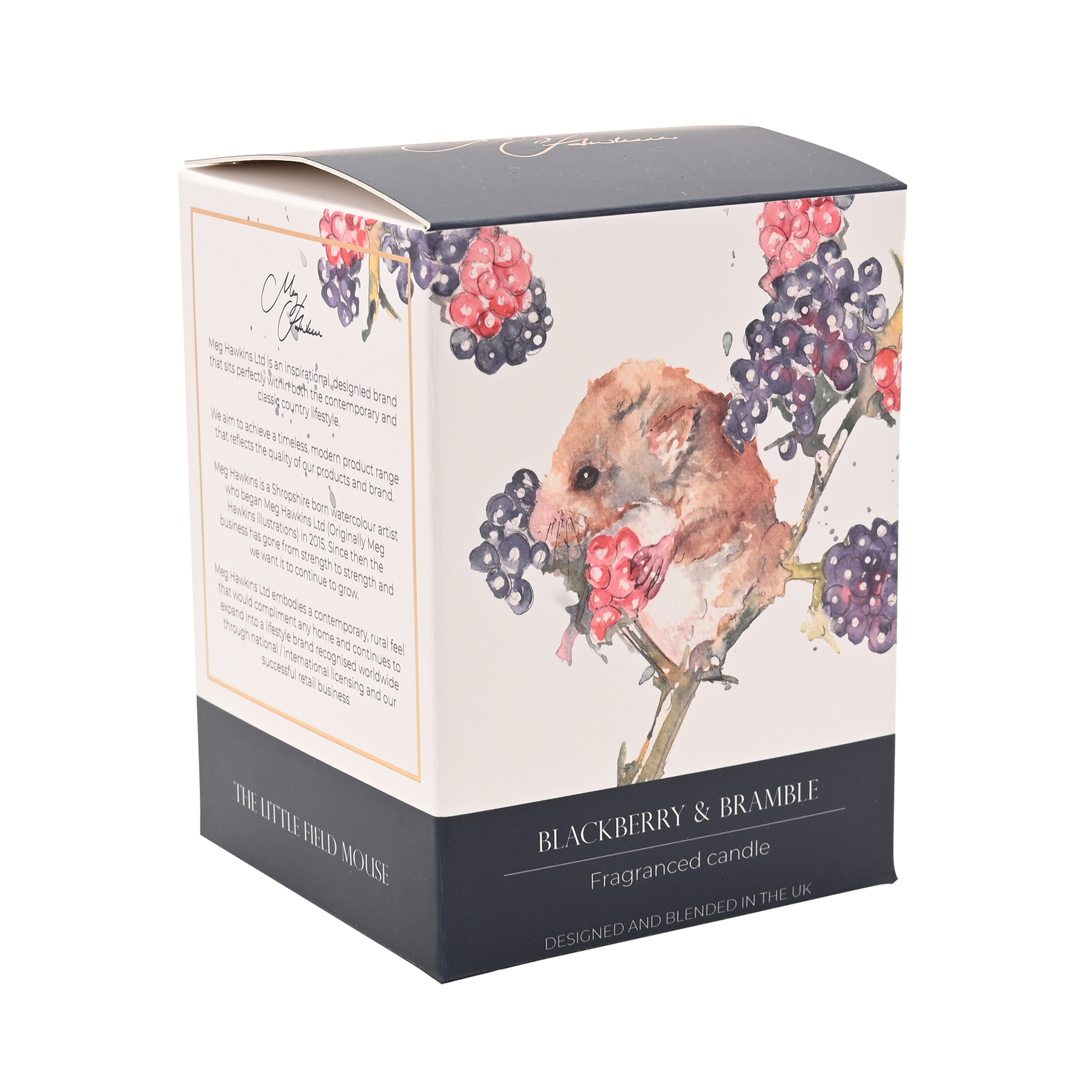 Meg Hawkins 250g Candle Field Mouse - Blackberry Bramble - Image 6