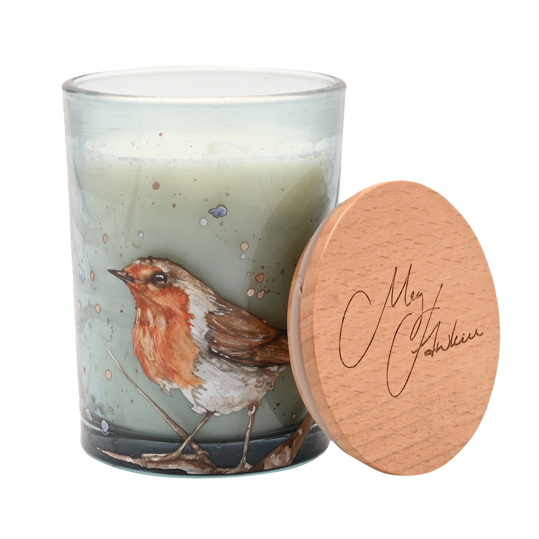 Meg Hawkins 250g Candle Robin - Orange & Cinnamon - Image 2