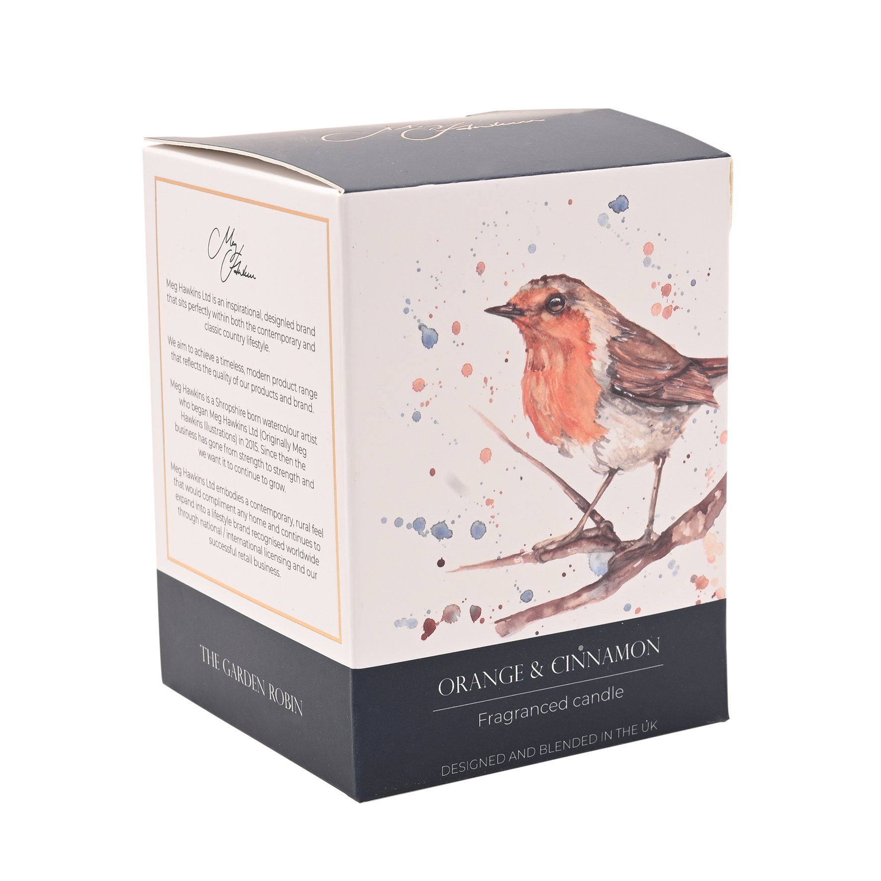 Meg Hawkins 250g Candle Robin - Orange & Cinnamon - Image 5