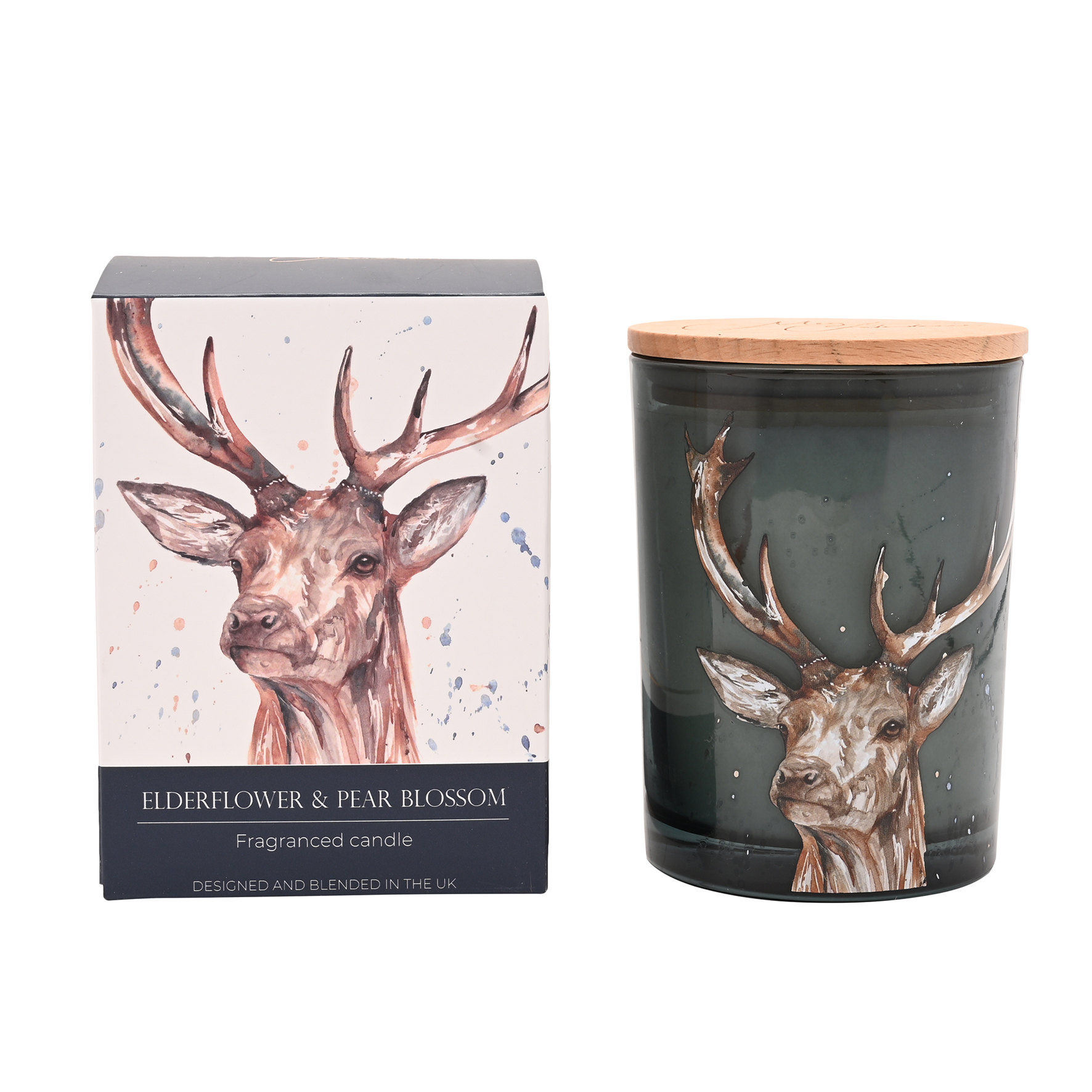 Meg Hawkins 250g Candle Stag - Elderflower & Pear Blossom