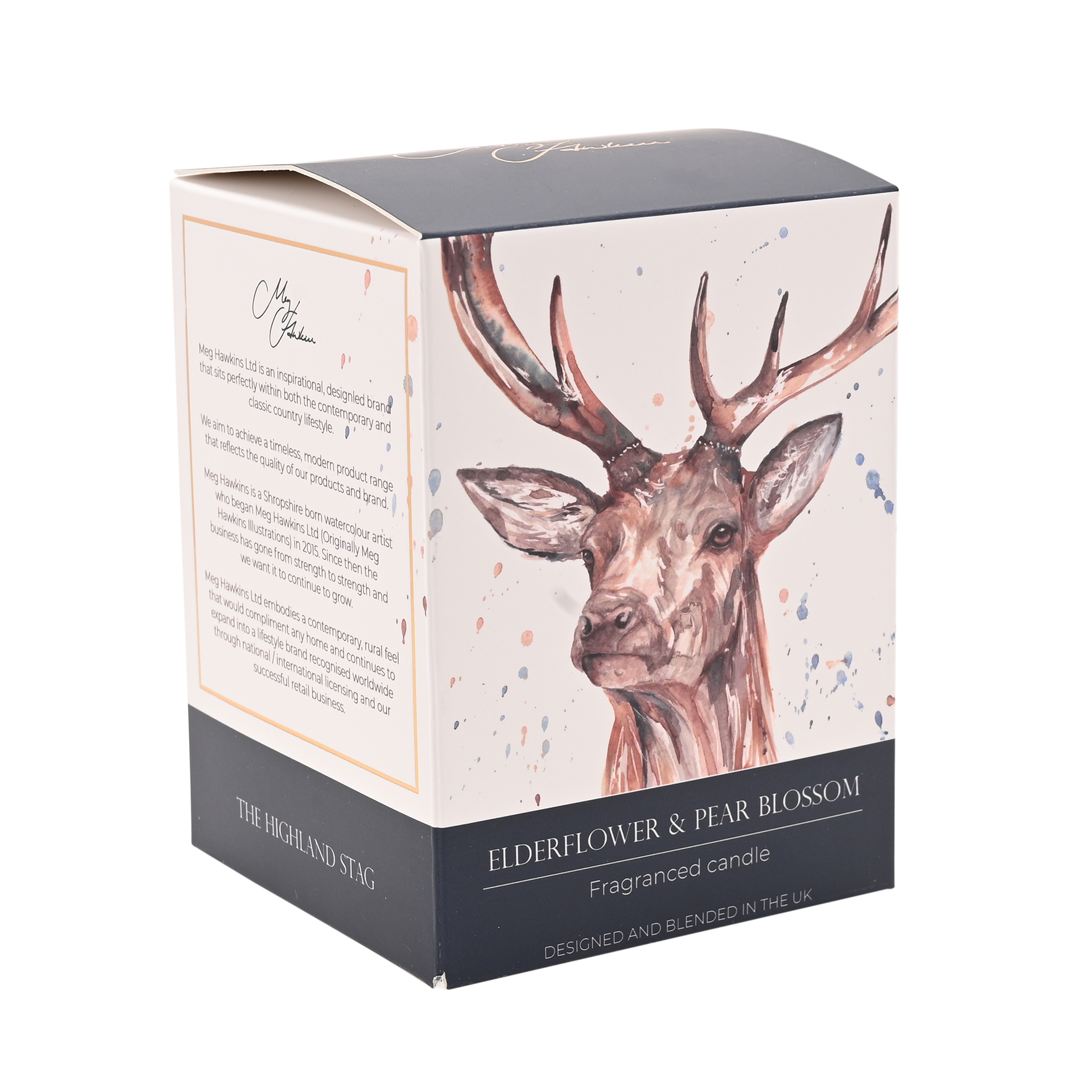 Meg Hawkins 250g Candle Stag - Elderflower & Pear Blossom - Image 5