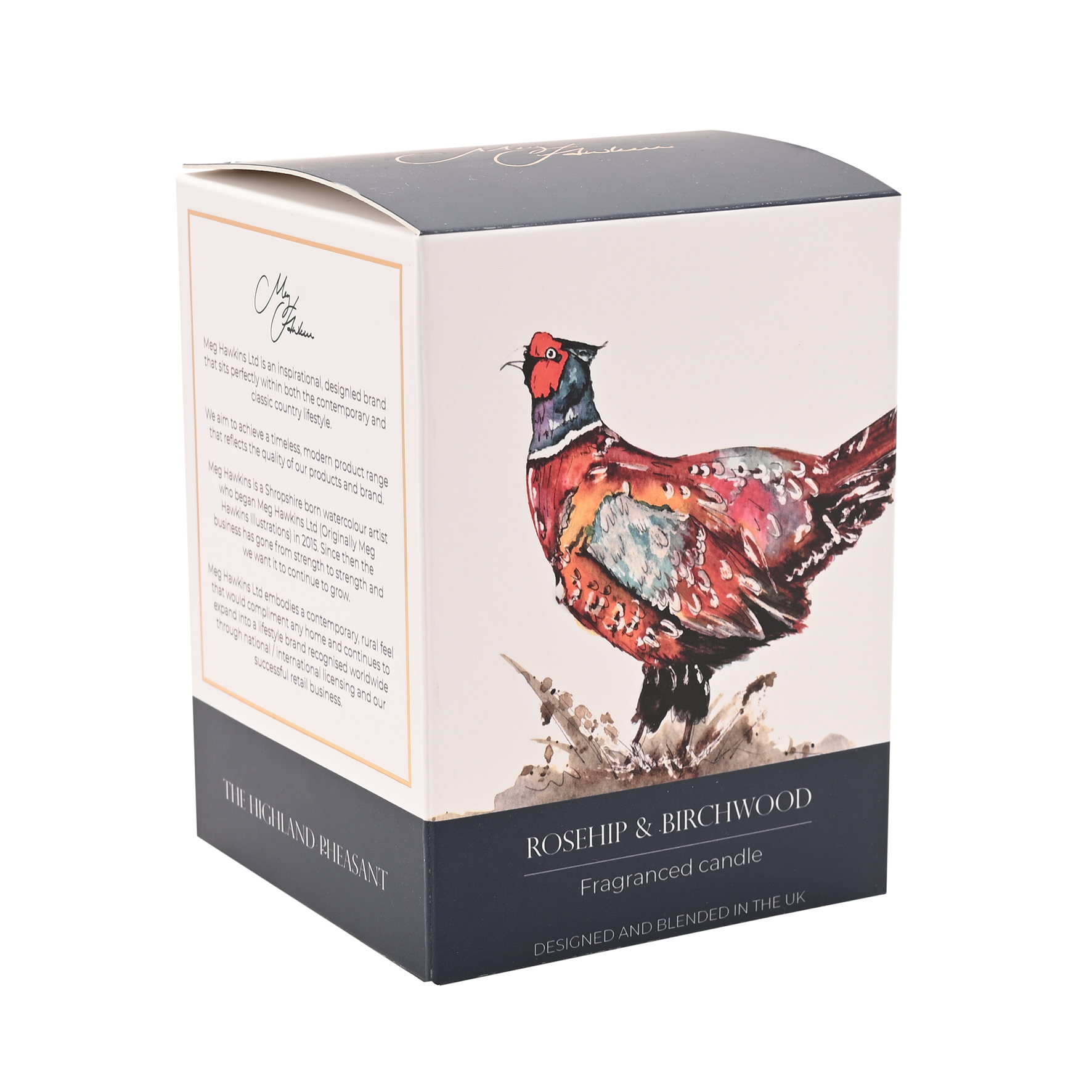Meg Hawkins 250g Candle Pheasant - Rosehip & Birchwood - Image 5