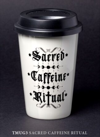 Alchemy Sacred Caffeine Ritual Ceramic Travel Mug