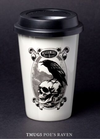 Alchemy Poes Raven Ceramic Travel Mug