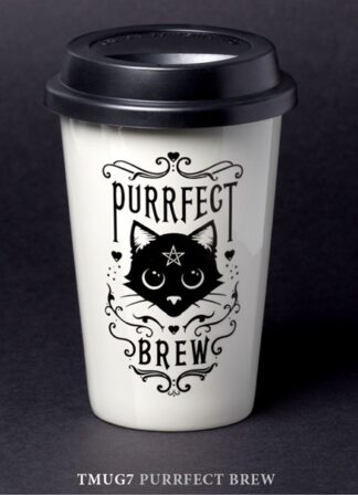 Alchemy Purrfect Brew Ceramic Travel Mug