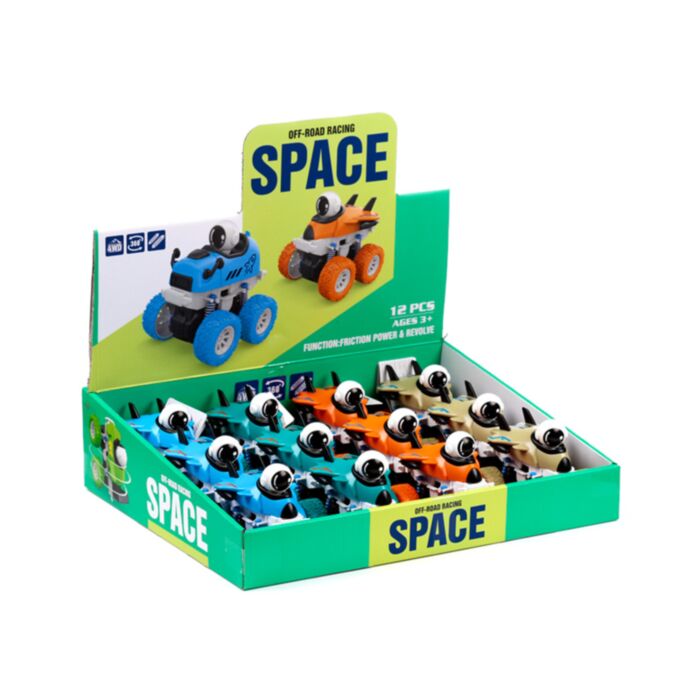 Space Plane Friction Push/Pull Action Toy - Image 2