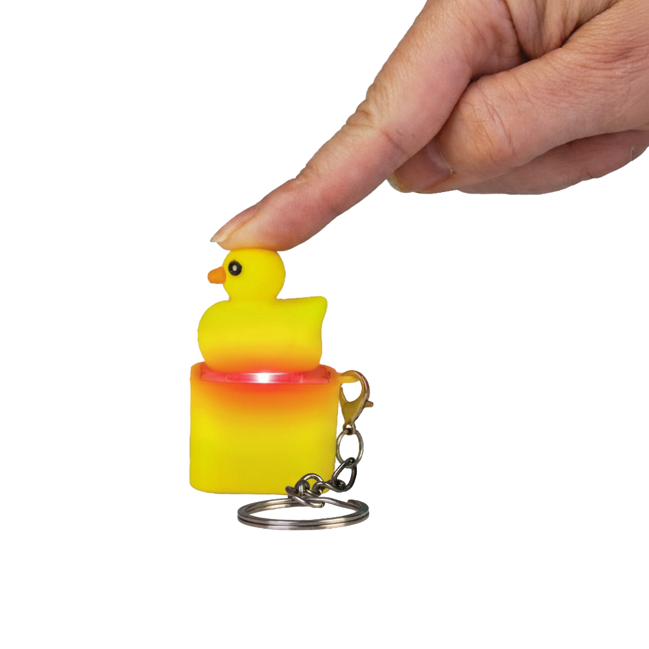 Fidget Sound Clicker Keychain Duck - Image 3