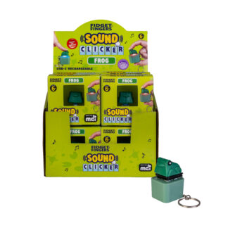 Fidget Sound Clicker Keychain Frog