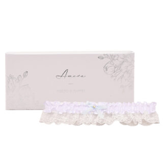 Amore Wedding Garter in Gift Box
