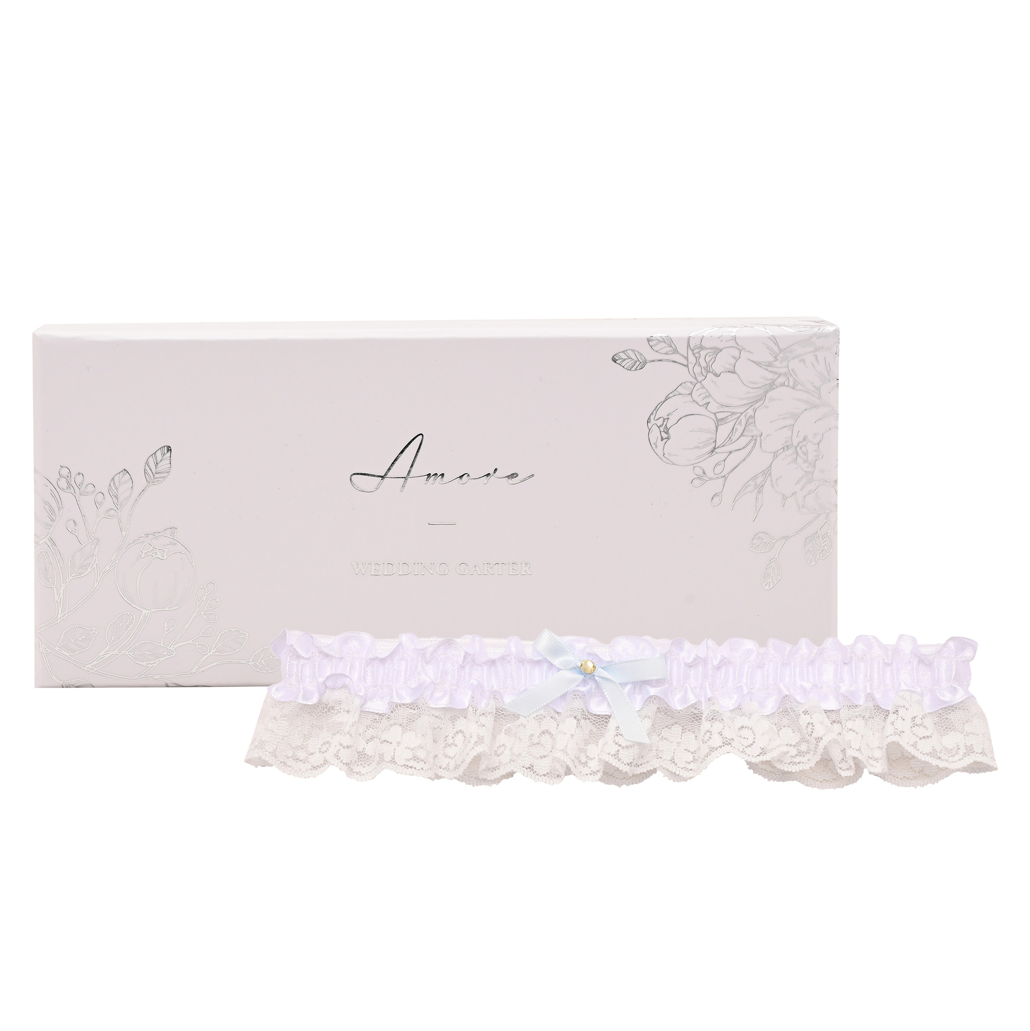 Amore Wedding Garter in Gift Box