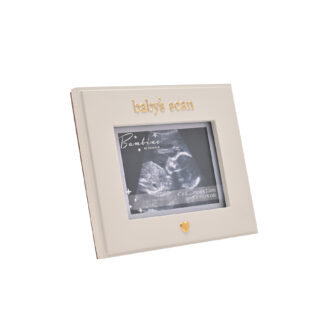 Bambino Baby Scan Resin Photo Frame - Little Heart 4" x 3"