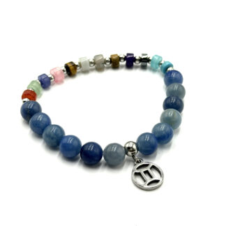 Zodiac Bracelet Gemini Chalcedony