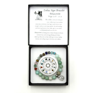 Zodiac Bracelet Virgo Amazonite