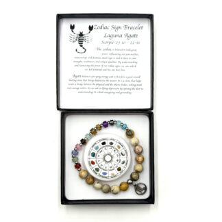 Zodiac Bracelet Scorpio Laguna Agate