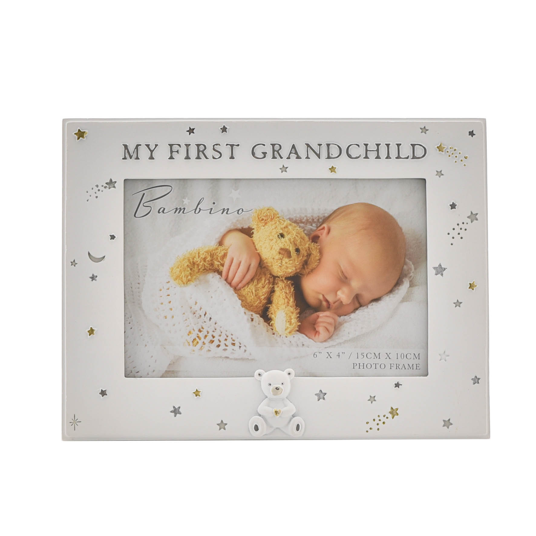 Bambino Resin First Grandchild Photo Frame 6x4inch - Image 2
