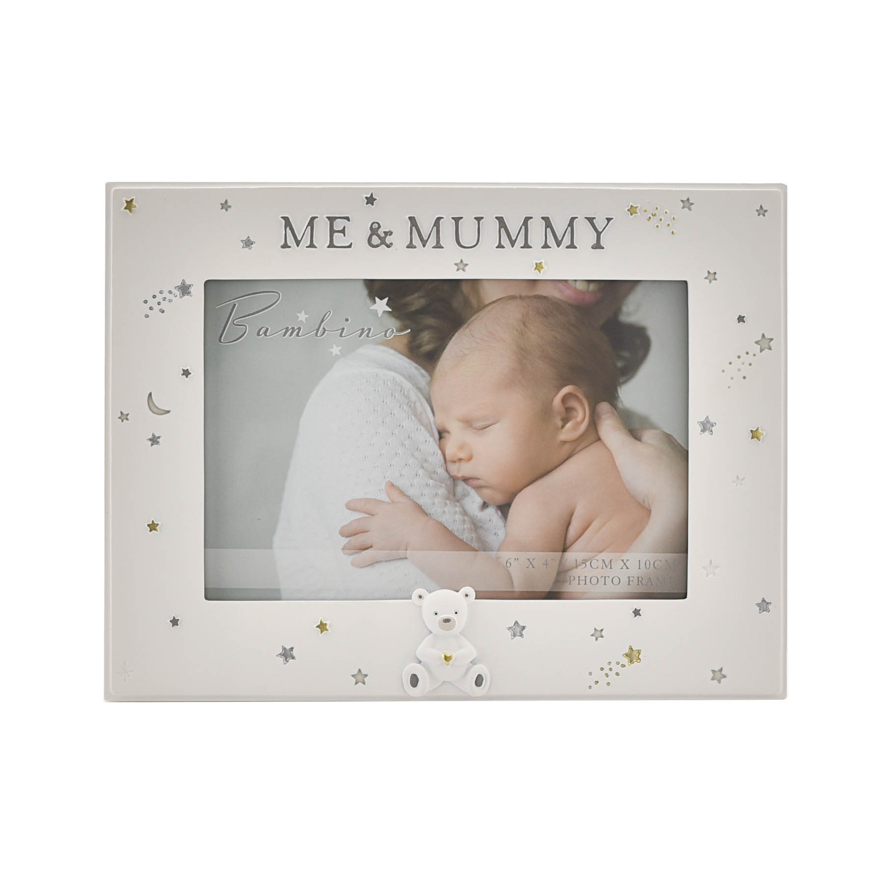 Bambino Resin Mummy & Me Photo Frame 6" x 4" - Image 2