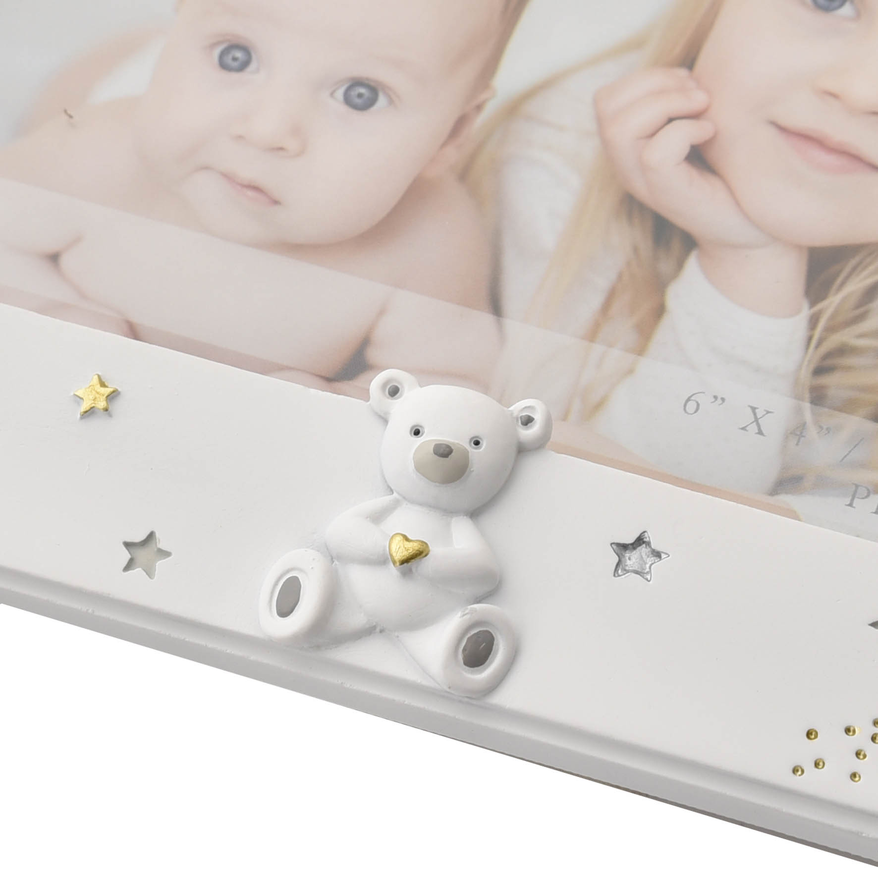 Bambino Resin Me & My Sister Photo Frame 6" x 4" - Image 3