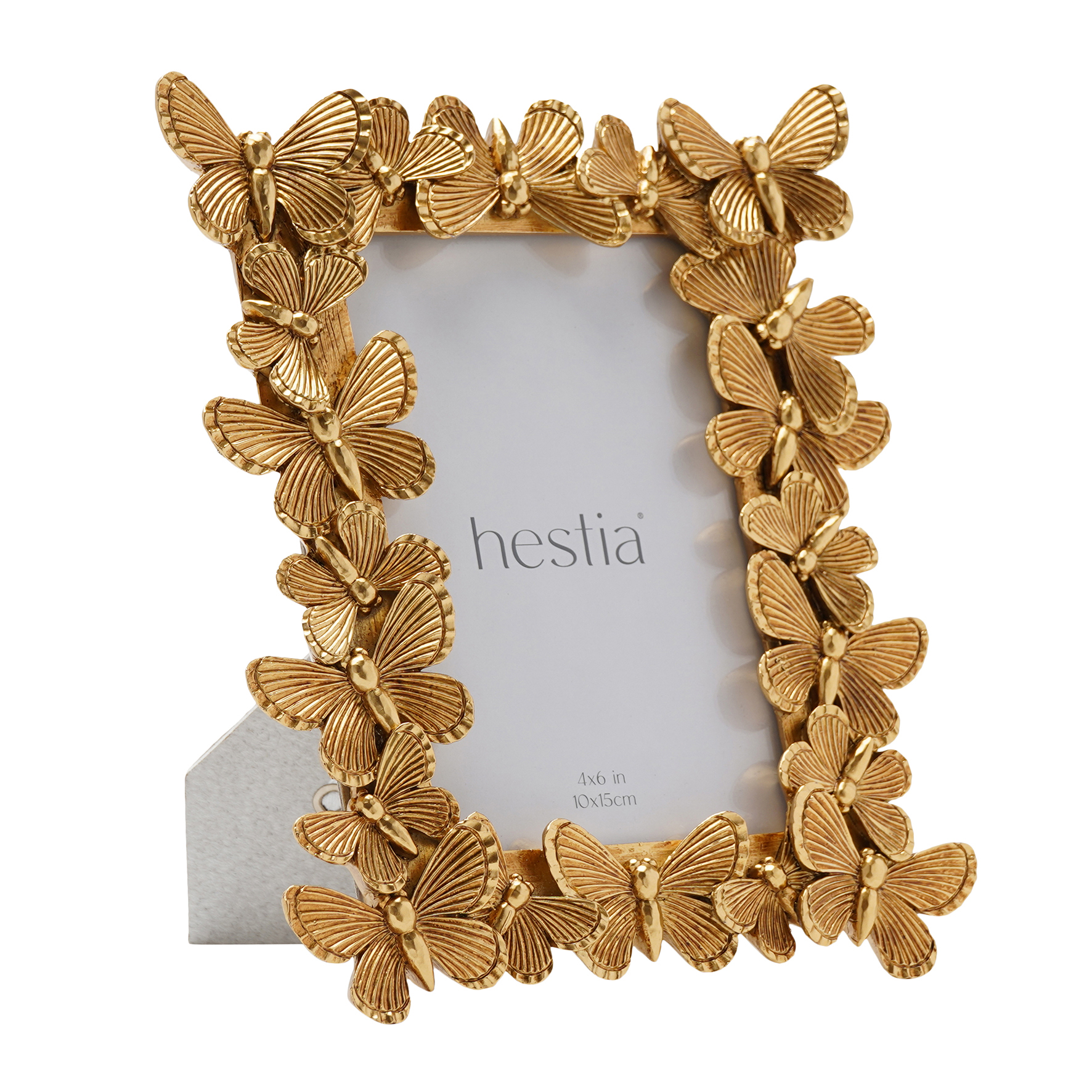 Hestia Butterfly Design Resin Photo Frame 4" x 6" - Image 2