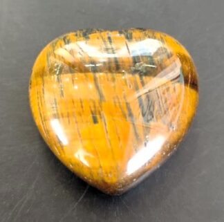 Gemstone Heart Tiger Eye