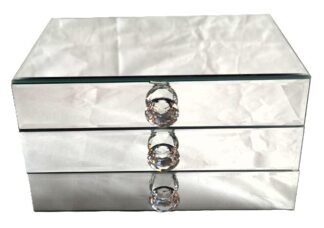 Mirror Jewellery Box with Drawers