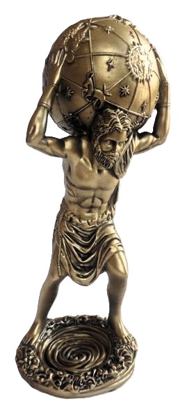 Greco-Roman Series - Bronze Atlas Statue