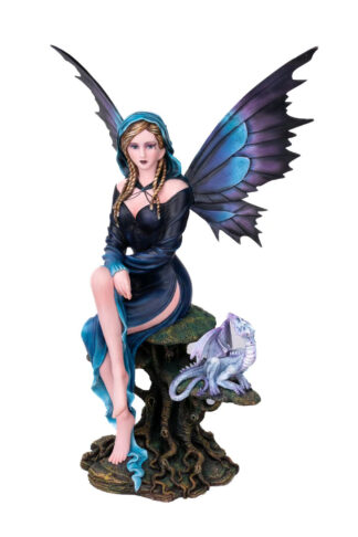 Sitting Fairy with Dragon