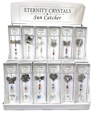 Eternity Crystals Suncatcher Full Display 36 Asstd
