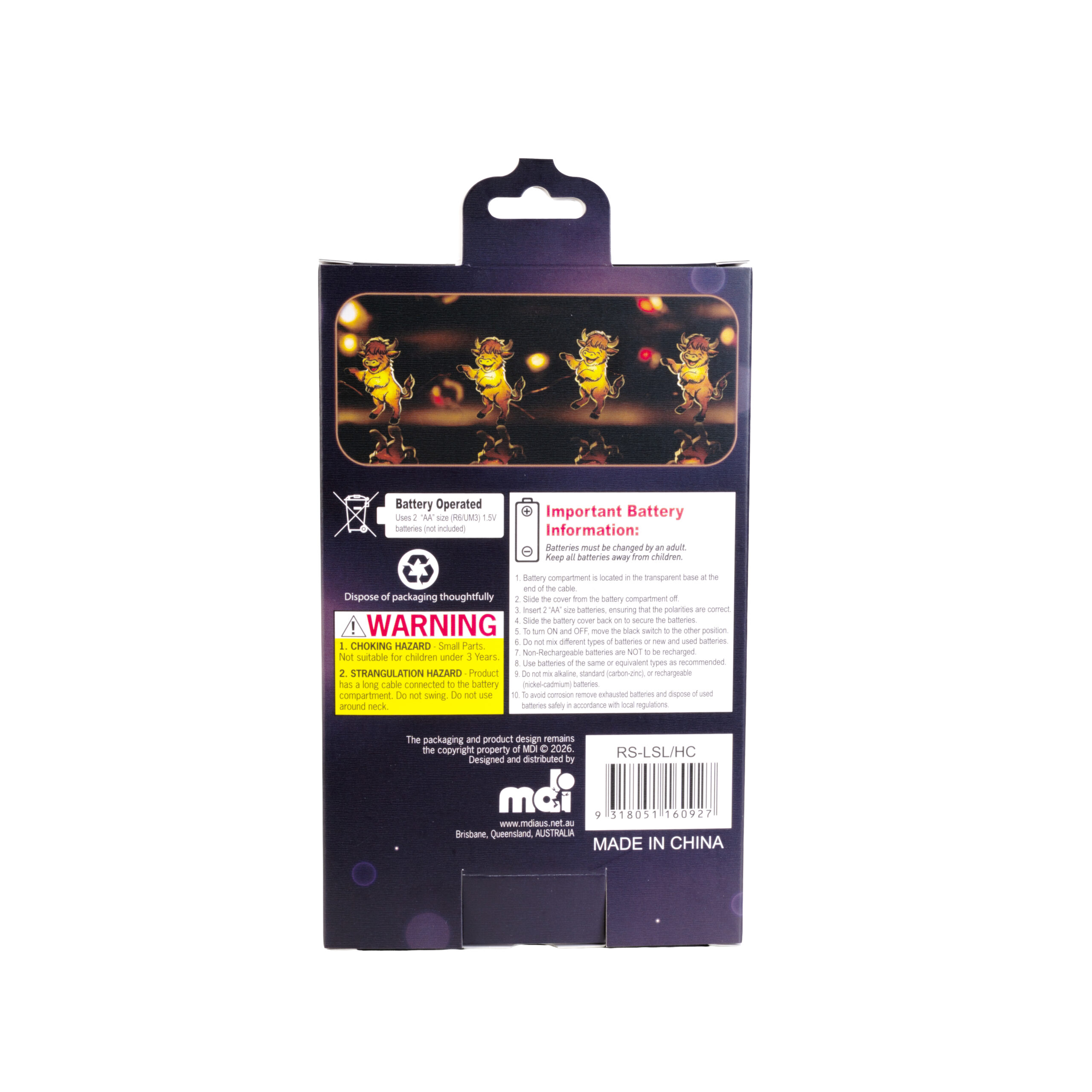 Highland Cow LED String Light - Image 3